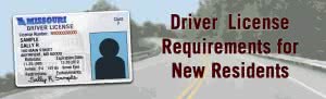 driver license requirements for new residents