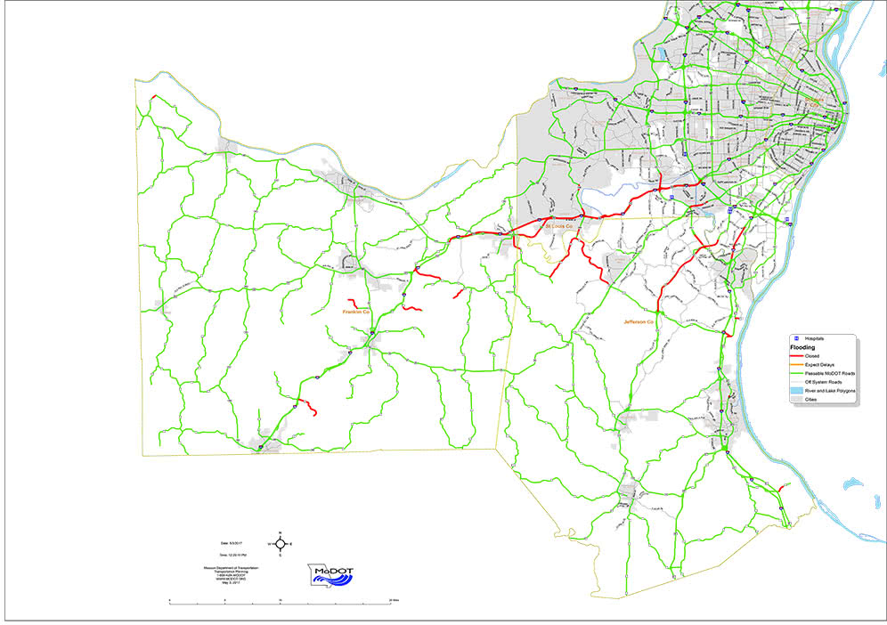 Mo Gov Alternate Routes To St Louis Hospitals Official State Of