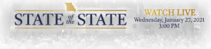 State of the State, 3 pm on Wednesday January 27